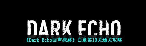《Dark Echo回声探路》白章第10关通关攻略