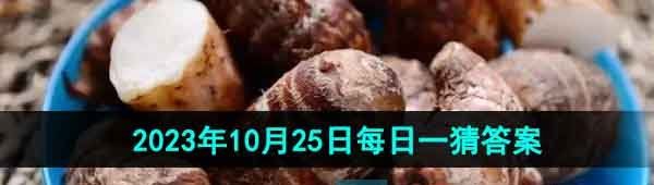  《淘宝》丹枫迎秋季2023年10月25日每日一猜答案